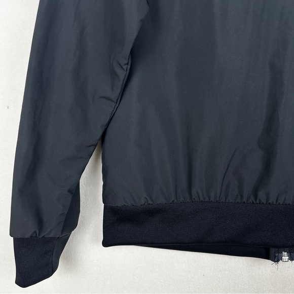 Nike Windrunner Jacket Just Do It Full Zip Hood Black White Logo Print Youth L - Picture 9 of 16